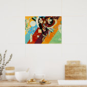 Kandinsky Abstract Canvas Schilderen Poster (Keuken)