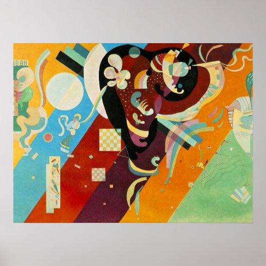 Kandinsky Abstract Canvas Schilderen Poster (Voorkant)