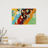 Kandinsky Abstract Canvas Schilderen Poster (Keuken)