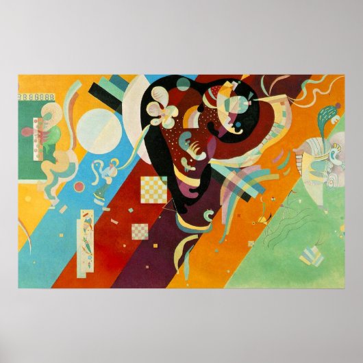 Kandinsky Abstract Canvas Schilderen Poster (Voorkant)