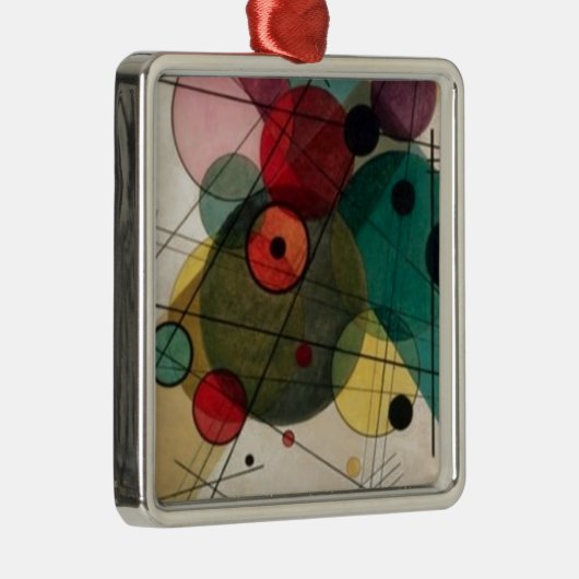 Kandinsky Abstract Circles Keramisch Ornament (Rechts)