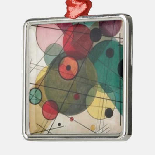 Kandinsky Abstract Circles Keramisch Ornament (Links)