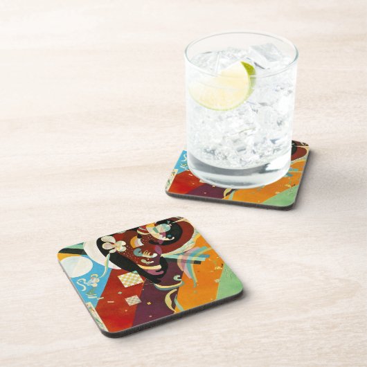 Kandinsky Abstract Compositon IX Bier Onderzetter (Rechterzijde)