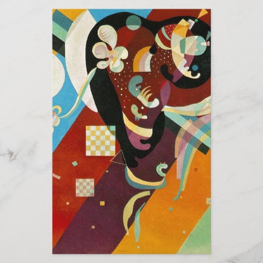 Kandinsky Abstract Compositon IX Briefpapier (Voorkant)