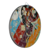 Kandinsky Abstract Compositon IX Dartbord (Voorkant Links)