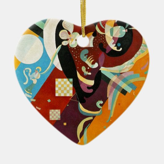 Kandinsky Abstract Compositon IX Keramisch Ornament (Voorkant)