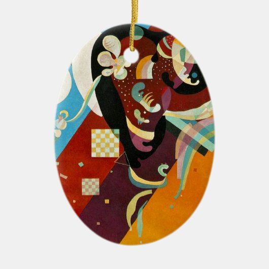 Kandinsky Abstract Compositon IX Keramisch Ornament (Voorkant)