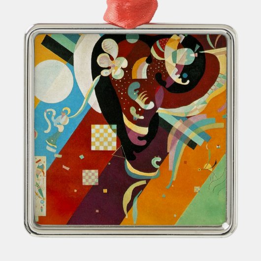 Kandinsky Abstract Compositon IX Metalen Ornament (Voorkant)
