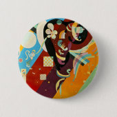 Kandinsky Abstract Compositon IX Ronde Button 5,7 Cm (Voorkant)