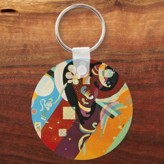 Kandinsky Abstract Compositon IX Sleutelhanger (Voorkant)