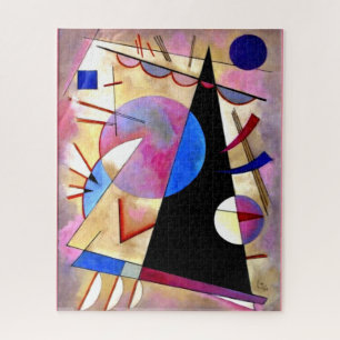 Kandinsky - Abstract Cubisme met Pinks en Blues Legpuzzel