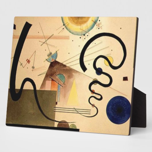 Kandinsky Abstract Fotoplaat (Zijkant)