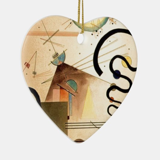 Kandinsky Abstract Keramisch Ornament (Rechts)