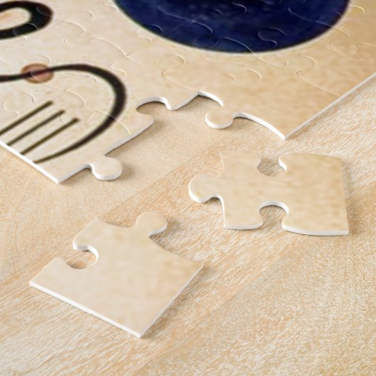 Kandinsky Abstract kunstschilderend expressionisme Legpuzzel (Zijkant)