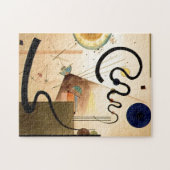 Kandinsky Abstract kunstschilderend expressionisme Legpuzzel (Horizontaal)
