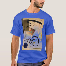 Kandinsky Abstract kunstwerk Deep Royal Blue