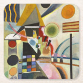 Kandinsky Abstract Kunstwerk Kartonnen Onderzetters (Voorkant)
