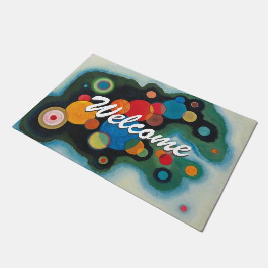 Kandinsky Abstract Modern Art Professional Welkom Deurmat (Schuin)
