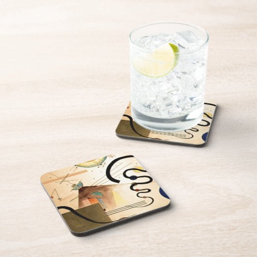 Kandinsky Abstract Onderzetter (Rechterzijde)