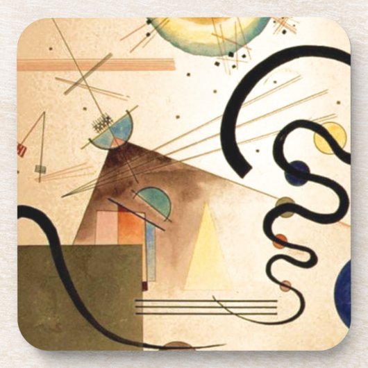 Kandinsky Abstract Onderzetter (Voorkant)