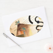 Kandinsky Abstract Ovale Sticker (Envelop)