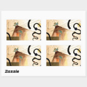 Kandinsky Abstract Rechthoekige Sticker (Vel)