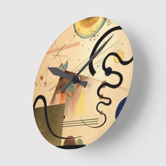 Kandinsky Abstract Ronde Klok (Hoek)