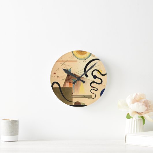 Kandinsky Abstract Ronde Klok (Huis)