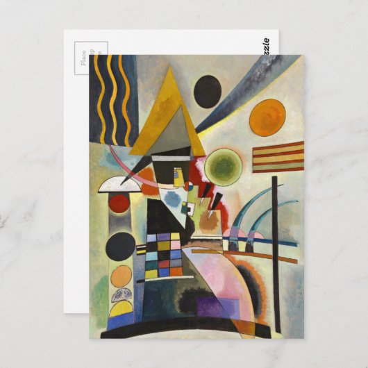 Kandinsky Abstract schilderen Briefkaart (Voorkant / Achterkant)