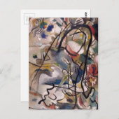 Kandinsky Abstract schilderen Briefkaart (Voorkant / Achterkant)