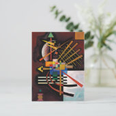 Kandinsky Abstract schilderen Klassiek kunstwerk Briefkaart (Staand voorkant)