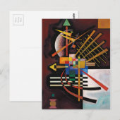 Kandinsky Abstract schilderen Klassiek kunstwerk Briefkaart (Voorkant / Achterkant)