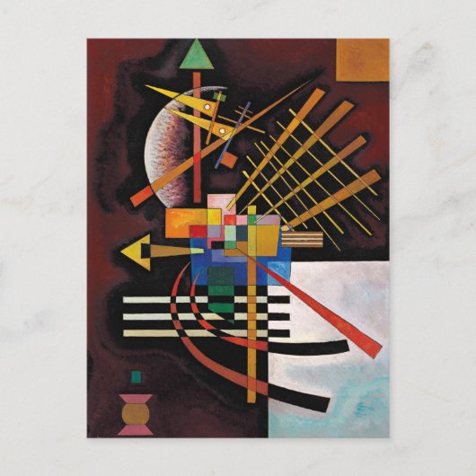 Kandinsky Abstract schilderen Klassiek kunstwerk Briefkaart (Voorkant)