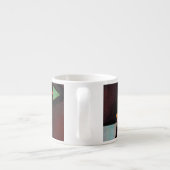 Kandinsky Abstract schilderen Klassiek kunstwerk Espresso Kop (Achterkant)