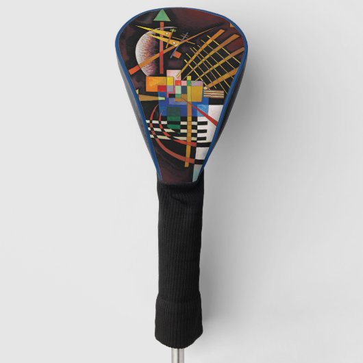 Kandinsky Abstract schilderen Klassiek kunstwerk Golfheadcover (Voorkant)