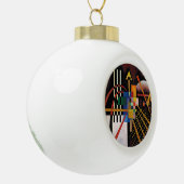 Kandinsky Abstract schilderen Klassiek kunstwerk Keramische Bal Ornament (Links)