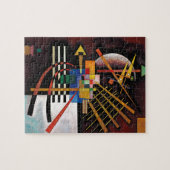 Kandinsky Abstract schilderen Klassiek kunstwerk Legpuzzel (Horizontaal)