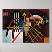 Kandinsky Abstract schilderen Klassiek kunstwerk Poster (Voorkant)