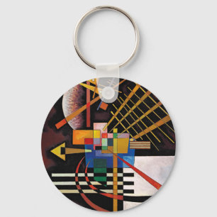 Kandinsky Abstract schilderen Klassiek kunstwerk Sleutelhanger