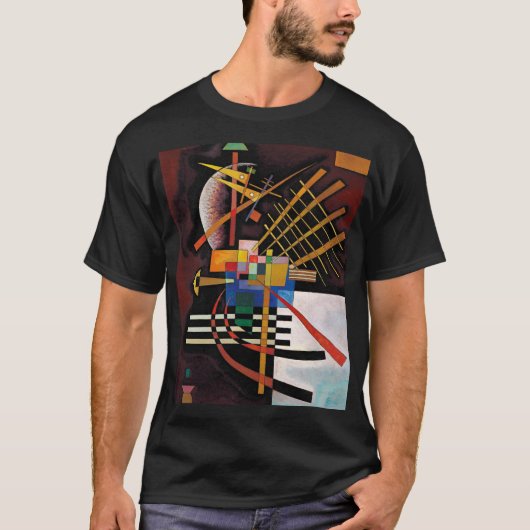 Kandinsky Abstract schilderen Klassiek kunstwerk T-shirt (Voorkant)