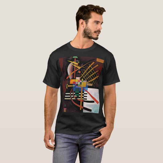 Kandinsky Abstract schilderen Klassiek kunstwerk T-shirt (Voorkant volledig)