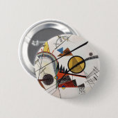 Kandinsky Abstract schilderen Modern Art Master Ronde Button 5,7 Cm (Voorkant /achterkant)