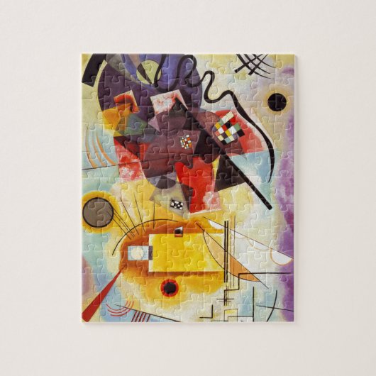Kandinsky Abstract schilderen Modern Kunstwerkontw Legpuzzel (Verticaal)