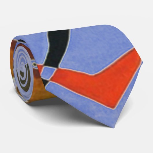 Kandinsky Abstract schilderen Stropdas (Opgerold)