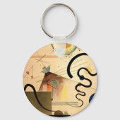 Kandinsky Abstract Sleutelhanger (Voorkant)