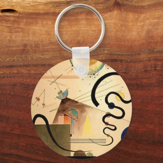 Kandinsky Abstract Sleutelhanger (Voorkant)