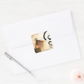 Kandinsky Abstract Vierkante Sticker (Envelop)