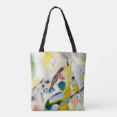 Kandinsky, Abstract Wandpaneel 1914 Tote Bag (Achterkant)