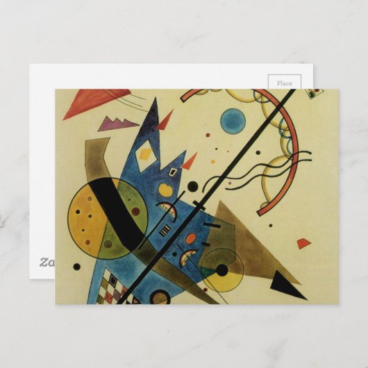 Kandinsky Abstracte cirkels Briefkaart (Voorkant / Achterkant)