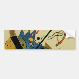 Kandinsky Abstracte cirkels Bumpersticker